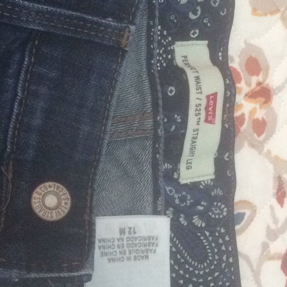 Levi’s Perfect Waist 525 Straight 12 M
